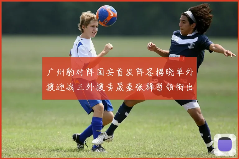 广州豹对阵国安首发阵容揭晓单外援迎战三外援黄晟豪张稀哲领衔出战